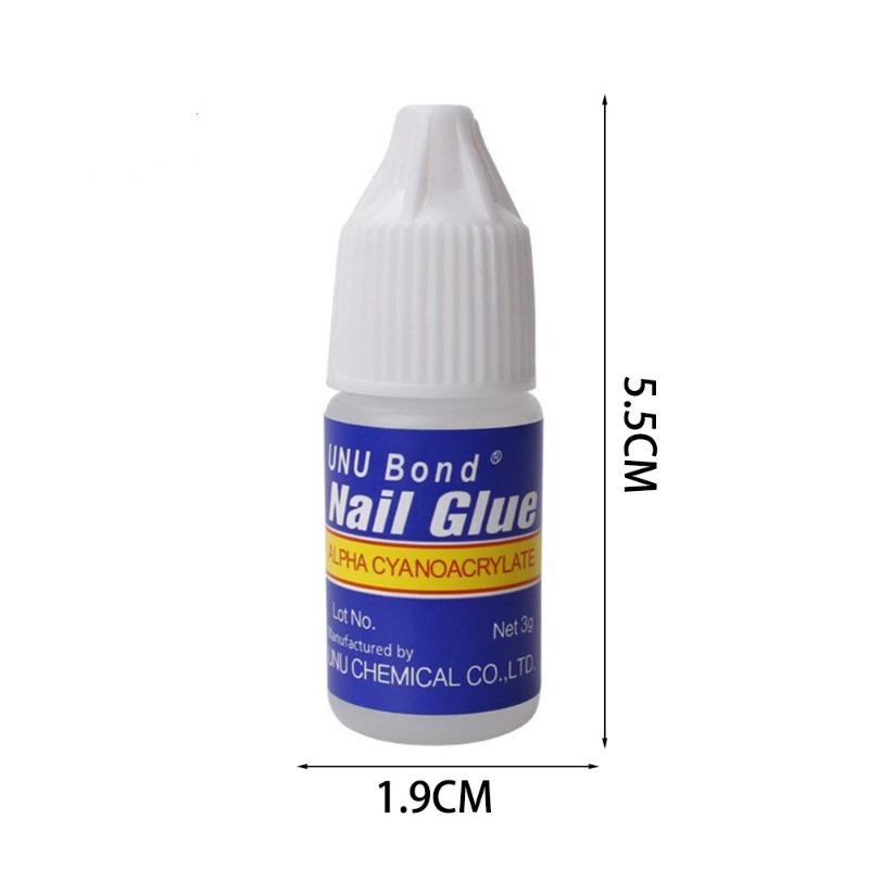 Wear special DIY nail glue 2g jewelry bonding diamond point drill transparent fake nail nail nail dried flower special glue