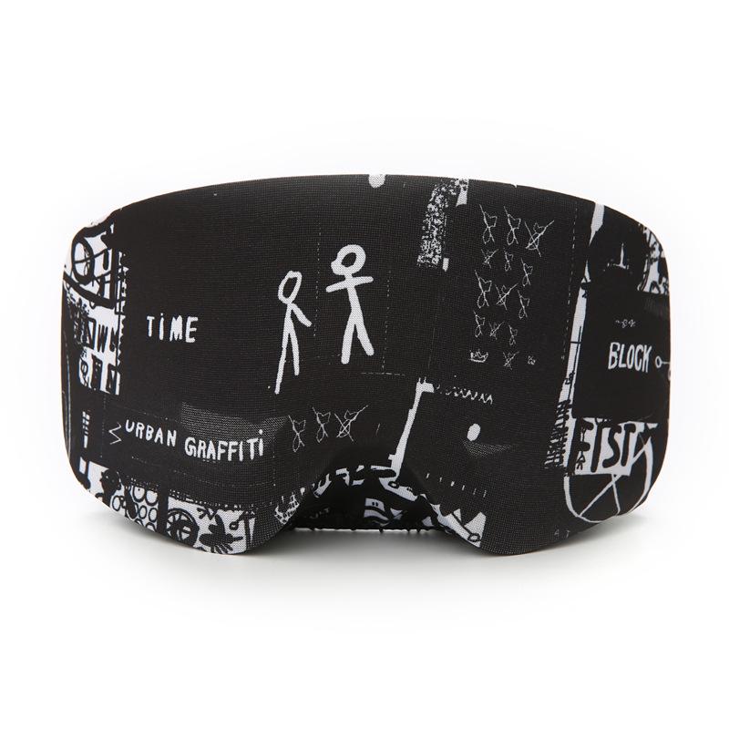 Ski and snowboard goggles protective case, portable storage, spherical snow goggles, anti-scratch lens cloth/Ski goggles cover