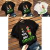 Women Grinch The Short Sleeve Tshirt Is This Joyyl Enough Print Tees Christmas