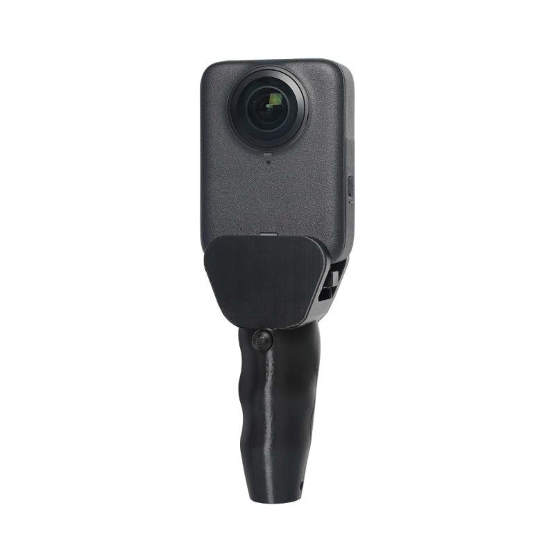 Ergonomic Camera Handle Mount For 360 Panoramic Devices Toolless Snap On Design Comfortable Grip For Long Shoots