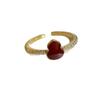 Chinese Drip Oil Gourd Open Ring - Elegant & Versatile Handcrafted Jewelry