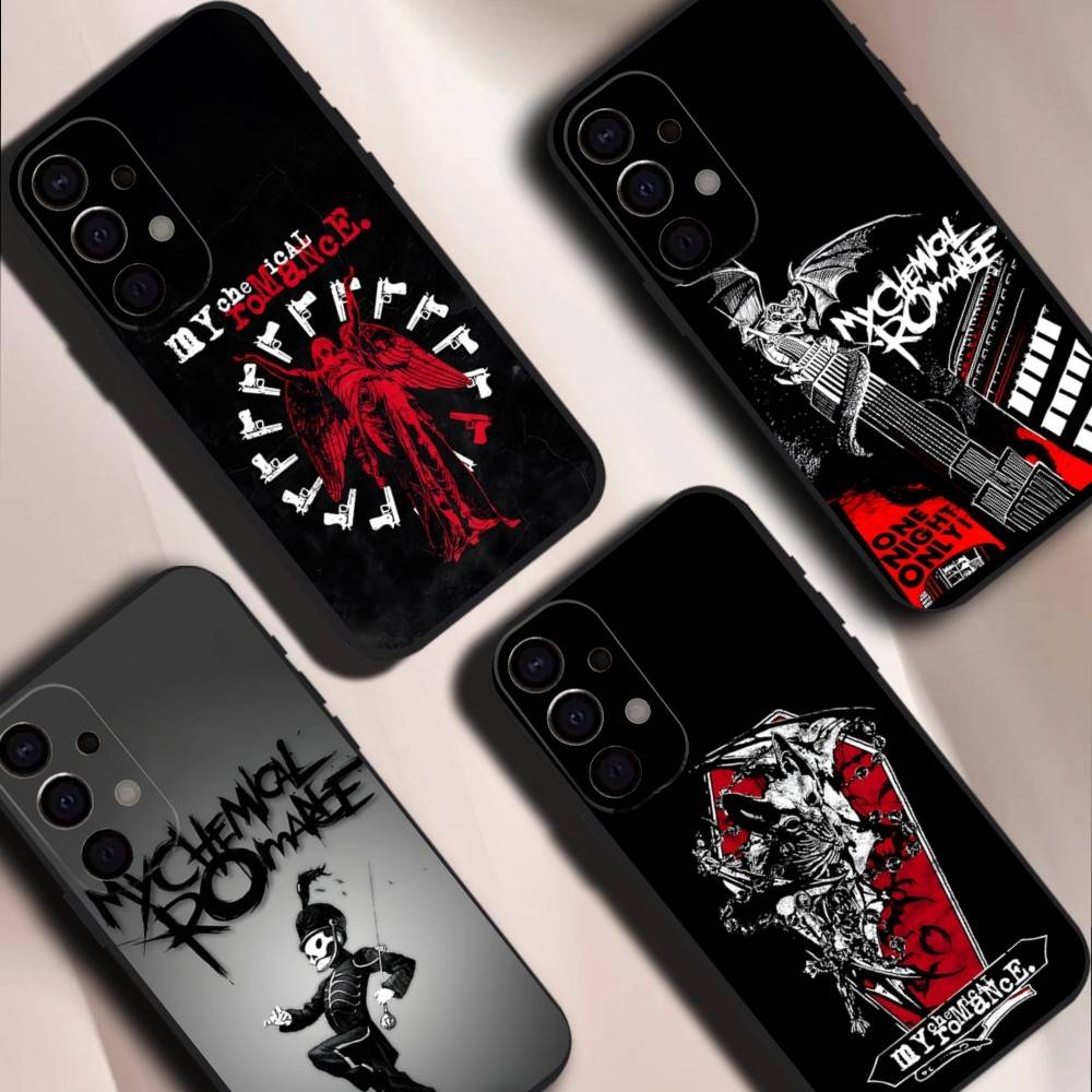 My C-Chemical R-Romance Black Cover Phone Case For Samsung S26,S25,S24,S21,S22,S23,S30,Ultra,S20,Plus,Fe,Lite,5G