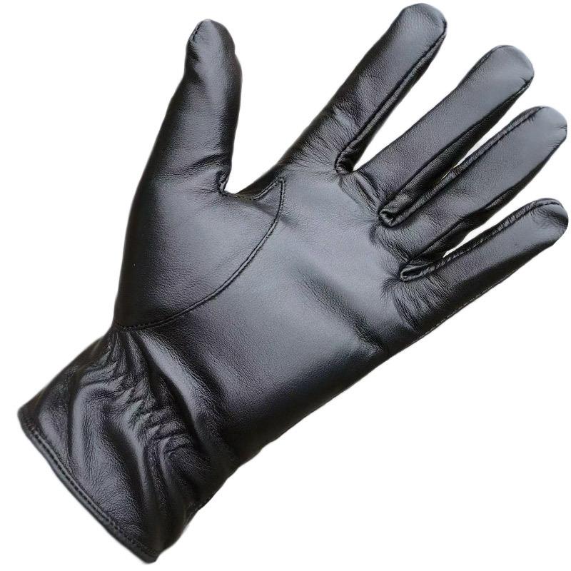Sheepskin driving fleece warm autumn and winter outdoor riding gloves