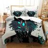 3D Genshin Impact Xiao Anime Bedding Set Duvet Cover Bed Set Quilt Cover Pillowcase Comforter King Queen Size Boys Adult Bedding