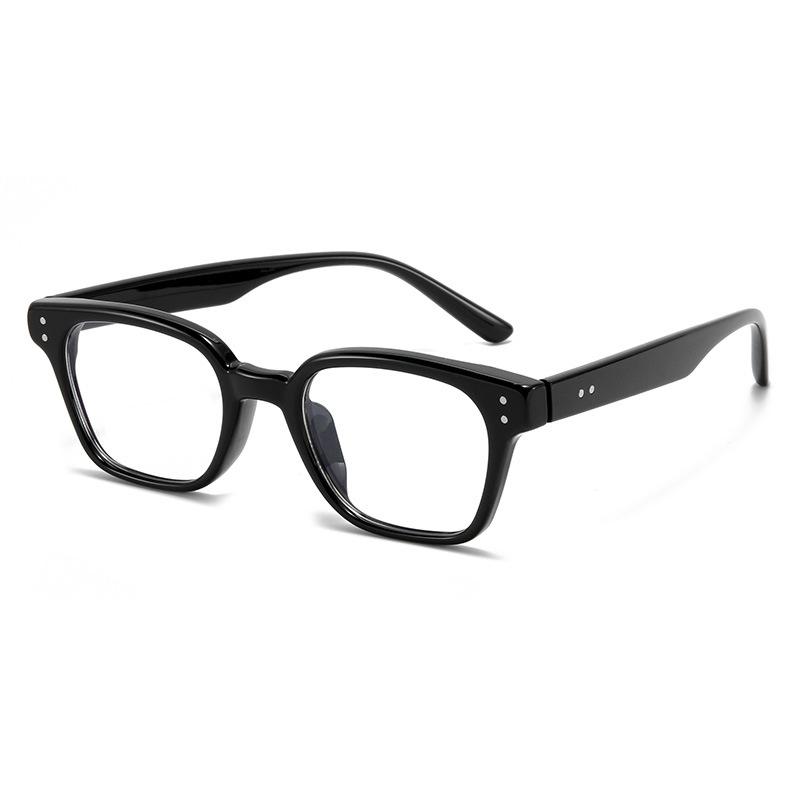 Blue Light Reading Eyewear Male Filter Rectangular Retro Transparent Black Computer Gents Ladies Classic Jet Square Clear Screen Presbyopic Optical