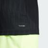 adidas Tenisowa Koszulka Męska z Krótkim Rękawem Oddychająca Climacool Free Lift Logo Jednolity Kolor Slim Fit Wygodna Odprowadzająca Pot Czarna JF8459