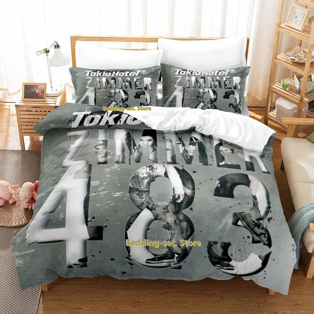 Comforter Tokio Hotel Bedding Set Single Twin Full Queen King Size Bed Set Adult Kid Bedroom Duvet Sets 3D Print Anime Bed