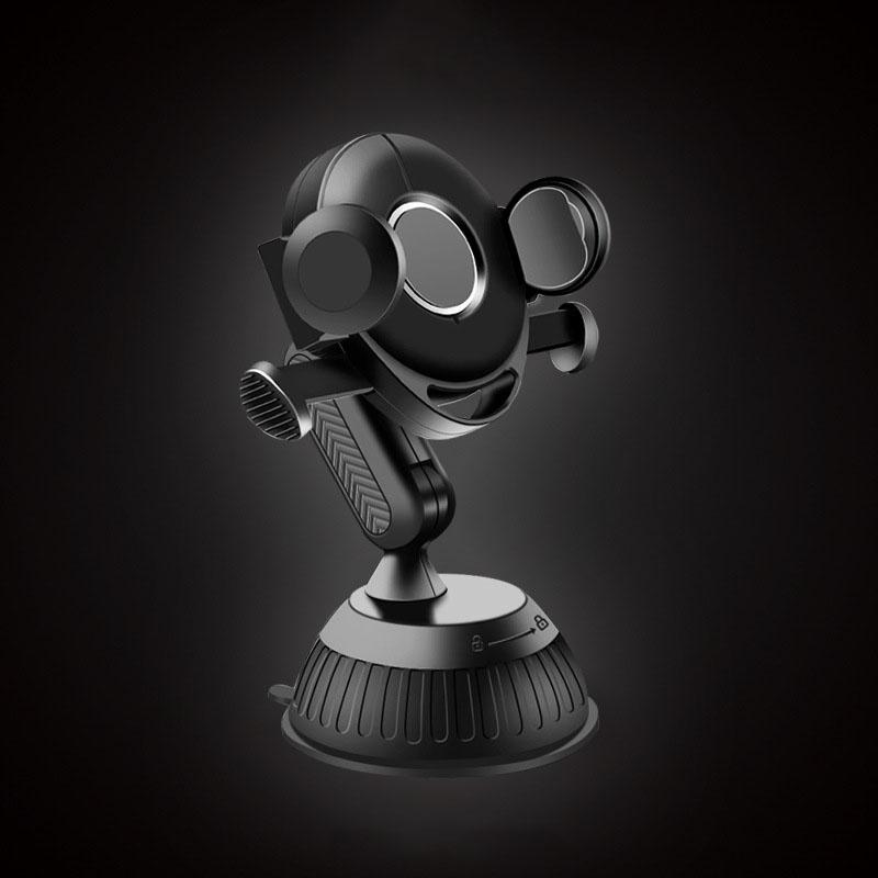 Car Dashboard Suction Cup Bracket 360° Rotating Buckle Car Mobile Phone Holder (208-Z)