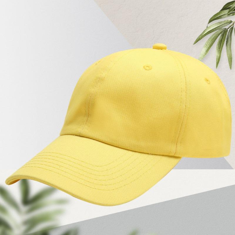 Cotton soft top baseball cap autumn and winter men's and women's caps custom embroidery printing