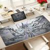 Monster Hunter Wildlands Alfombrilla de Ratón para Juegos Tapetes de Mesa Teclado Goma Kawaii Alfombrilla de Mesa Antideslizante Xxl900x40cm