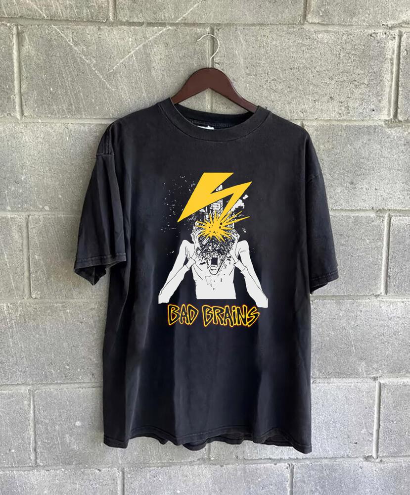 Bad Brains Band Collection Short Sleeve All Size Unisex T-Shirt Unisex T-Shirt L