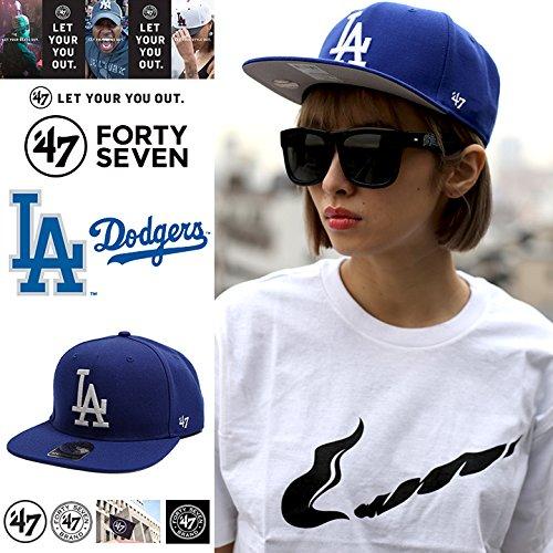 [B-SRS12WBP-RY] DODGERS SURE SHOT '47 CAPTAIN ROYAL, 47BRAND Baseball Ball Cap, MLB, LA Dodgers, Authentic