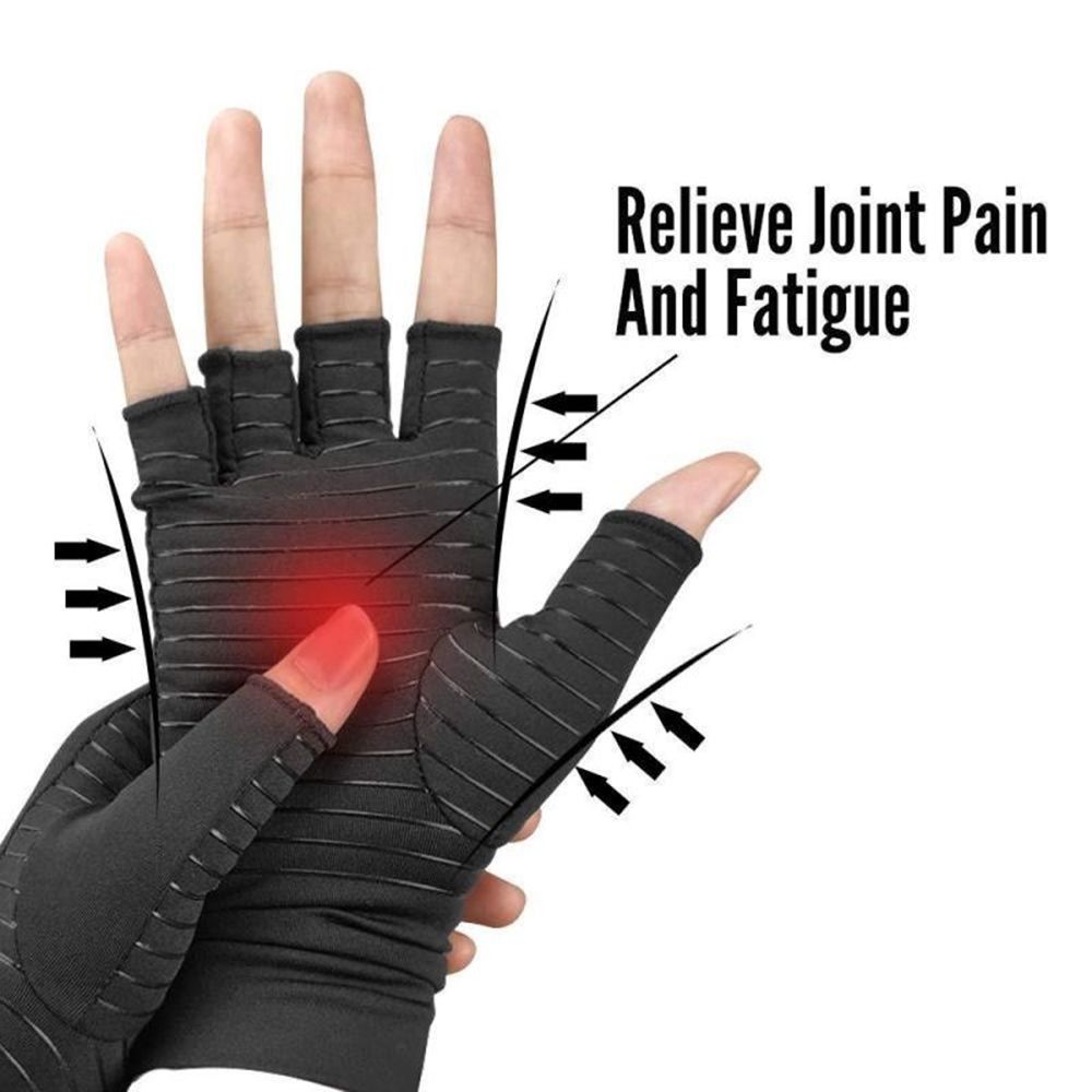 Joint Care Compression Rheumatoid Finger Pain Relief Arthritis Gloves Copper Glove Wrist Brace
