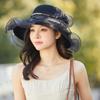 Summer Ladies Large Brim Sun Hat With Breathable Mesh For Beach And Travel
