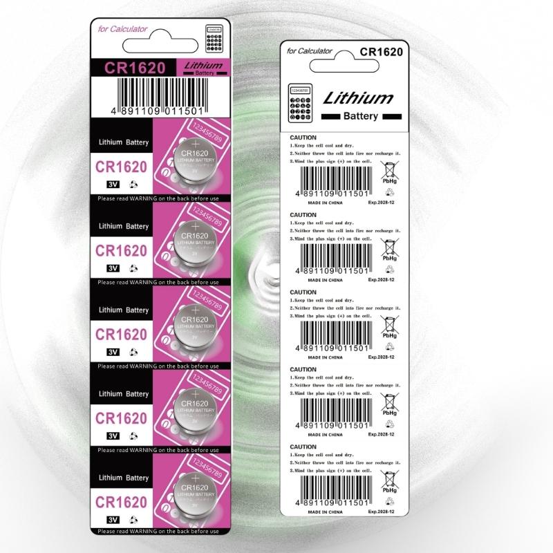 10/5Pcs CR1620 Button Cell Batteries High Performances 3V Power for Electronics Toys and Remote Controls Watches