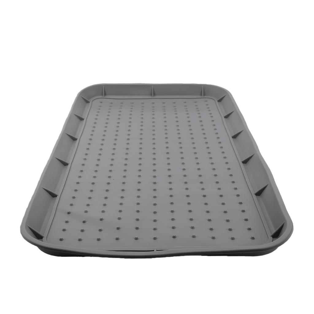 Silicone Shoe Tray with Lip Non Slip Heavy Duty Boot Mat   for Front Door Entryway Indoor Outdoor Use