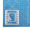 Rectangle Movie Frame Metal Die Cuts Delicate Embossing Script Dies Stencils