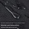Unisex Winter Warm Fleece-Lined Waterproof Windproof Cycling Mittens with Lanyard