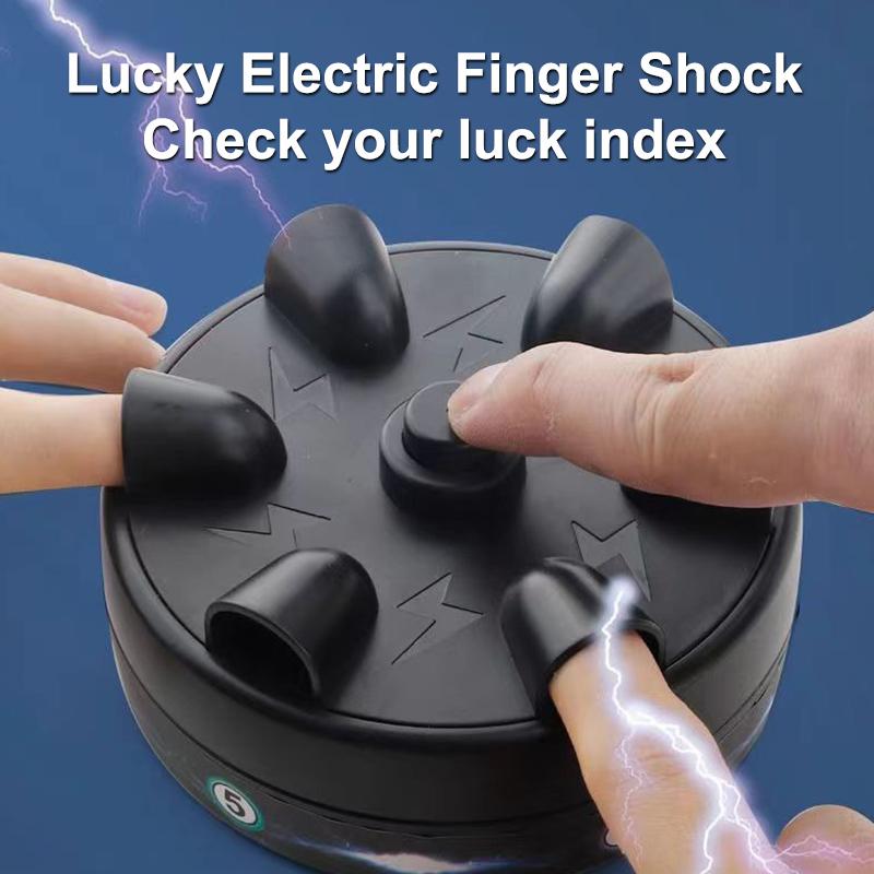 1 Stück Aufregender Roulette-Lügendetektor Sechs-Finger-Lügendetektor Test Schock-Finger-Spiel Party-Spielzeug für Freund Familienparty Brettspiel