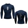 Gym Compression T-shirts Spring Summer Men's Sports Tops Bodybuilding Fitness Quick-drying Compression Tight T-shirt S-3XL