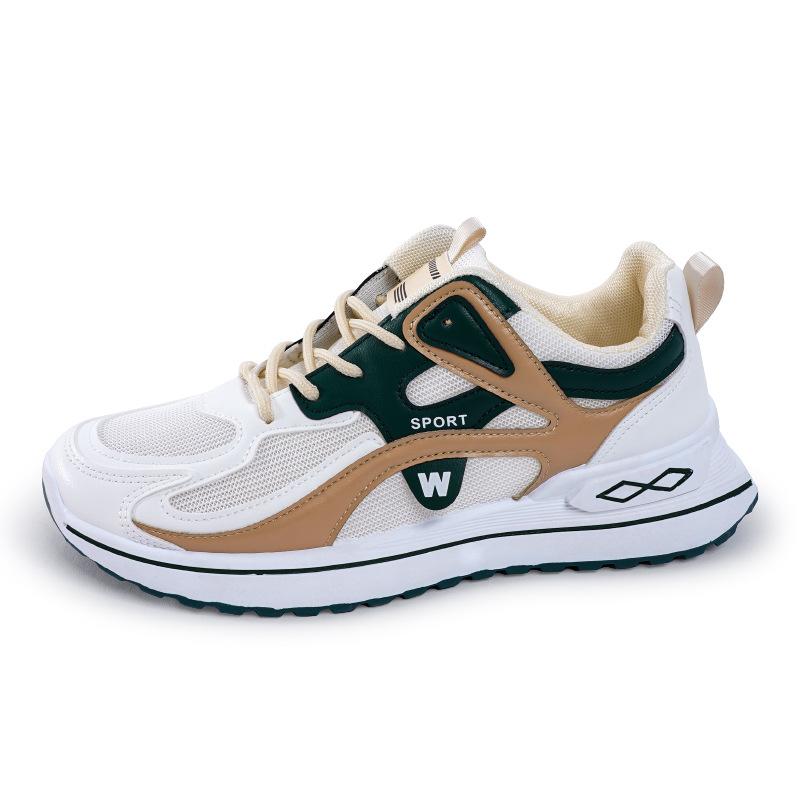 Men's Sports Shoes Colored Mesh Breathable and Non Slip Men's Running Shoes