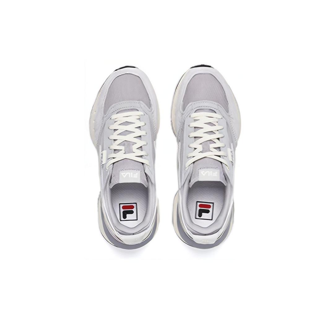 FILA Erico Fish Fabric Nylon Fashion Retro Thick Sole Sports Low Top Casual Shoes Women sneaker Gray White F12W232146FRL