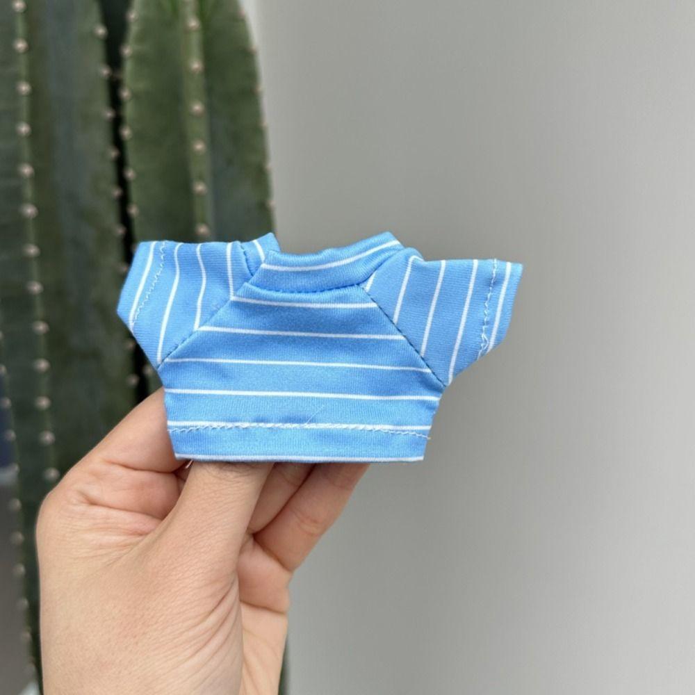 

8 Colors Cotton Doll Clothes Mini Clothes Tops for 15cm Cotton Doll For 15cm Cotton Dolls синій