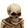 Creative Skull Toilet Paper Holder Wall Mount Paper Rack Simple Installation Halloween Skull Tissue Dispenser Bathroom Decoration