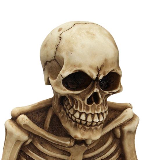 Creative Skull Toilet Paper Holder Wall Mount Paper Rack Simple Installation Halloween Skull Tissue Dispenser Bathroom Decoration