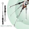 Golf Extendable Club, Extendable Swing Training Aid, Click Sound Stick Trainer, Warm-up Golf Swing Trainer, Golf Grip Trainer, Golf Accessory