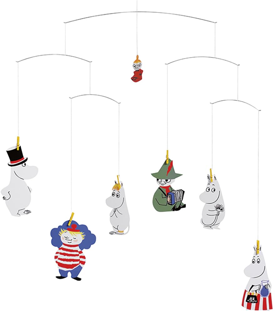 

Flenstedt Interior Nordic Moomin Character Mobile with Presentation Baby Gift [Officially Imported] Mobile, Ornament, FSM130117, Box, Goods,