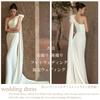 White Wedding Photo Party Mermaid Line Wedding Wedding Long Bride Train Satin Sexy Exposed Back [R-QINYUER] Dress, Pre-wedding Shoot, Dress,