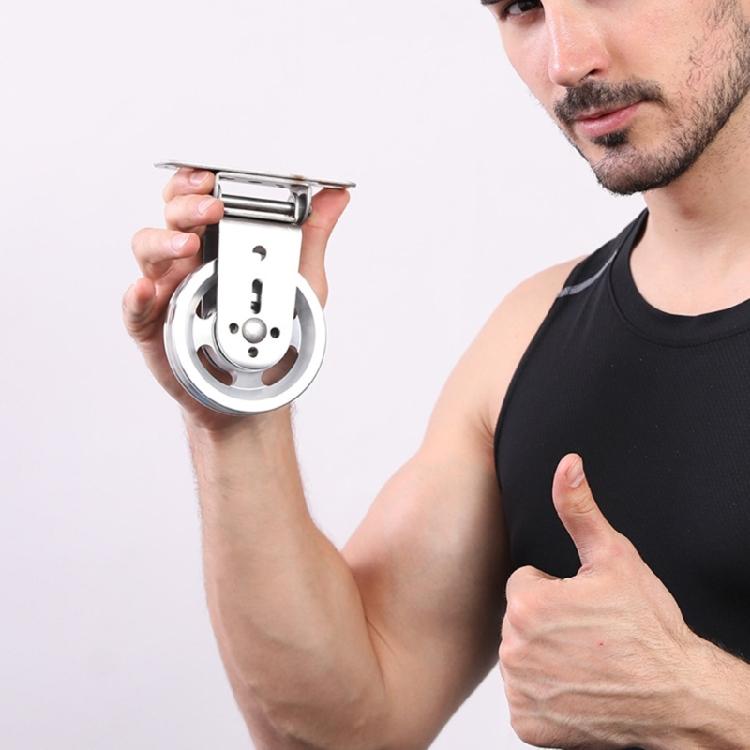 Gym Cable Pulley Wheel Wall Mounted Fixed Pulley Heavy Duty Swivels Mute Pulley