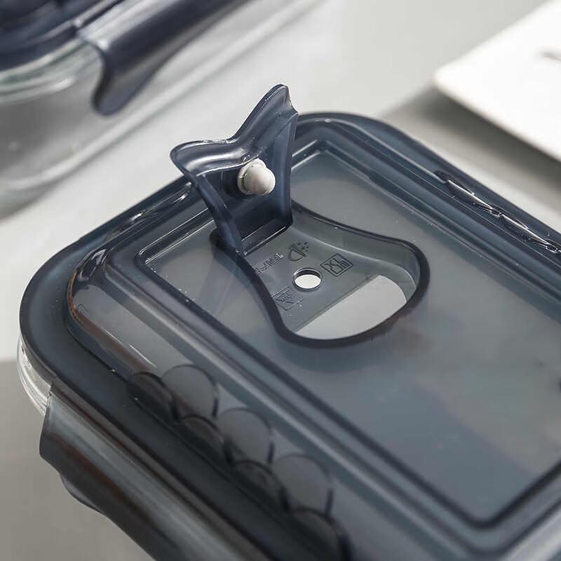 650ML Hitzebeständiges Glas Lebensmittelaufbewahrung 2-teiliges Geschenkset