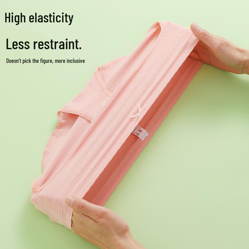 Women's Mid-Rise Seamless Cotton Briefs - Comfortable, Breathable, Antibacterial, No Wedgie Fit