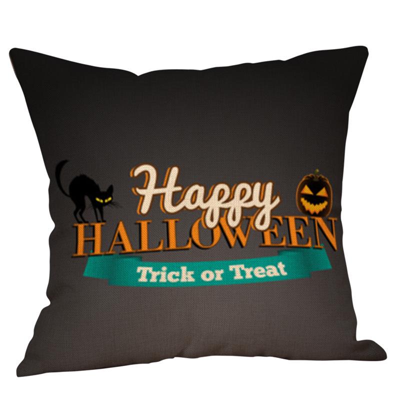Stylish Halloween Sofa Throw Pillow Cover with Creative Backrest Design