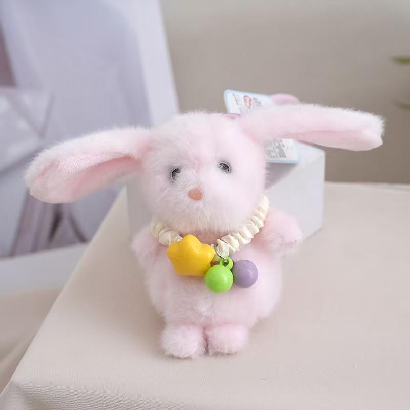 Cute Animal Plush Keychain With Pp Cotton Filling For Bags And Travel Accessories