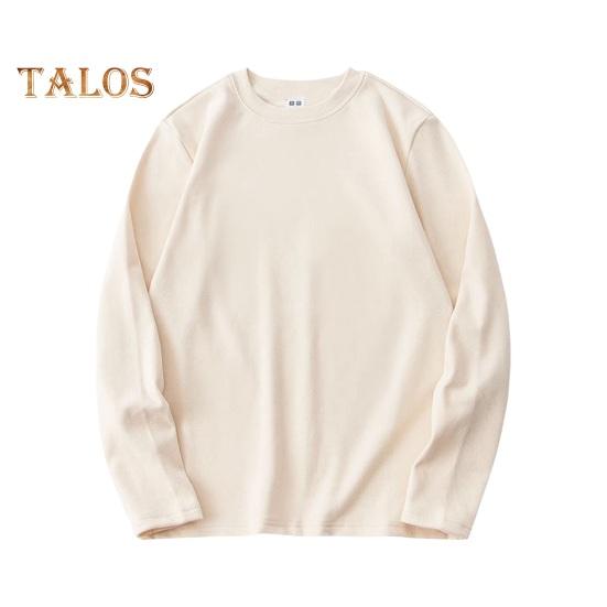 Toamnă Primăvară Bărbați Top cu fund Slim Fit Gros Gâtul Pulover Mâneci lungi elastice Culoare pură Plus mărime Lungime mijlocie Exercițiu de fitness Purtă zilnică Cămașă