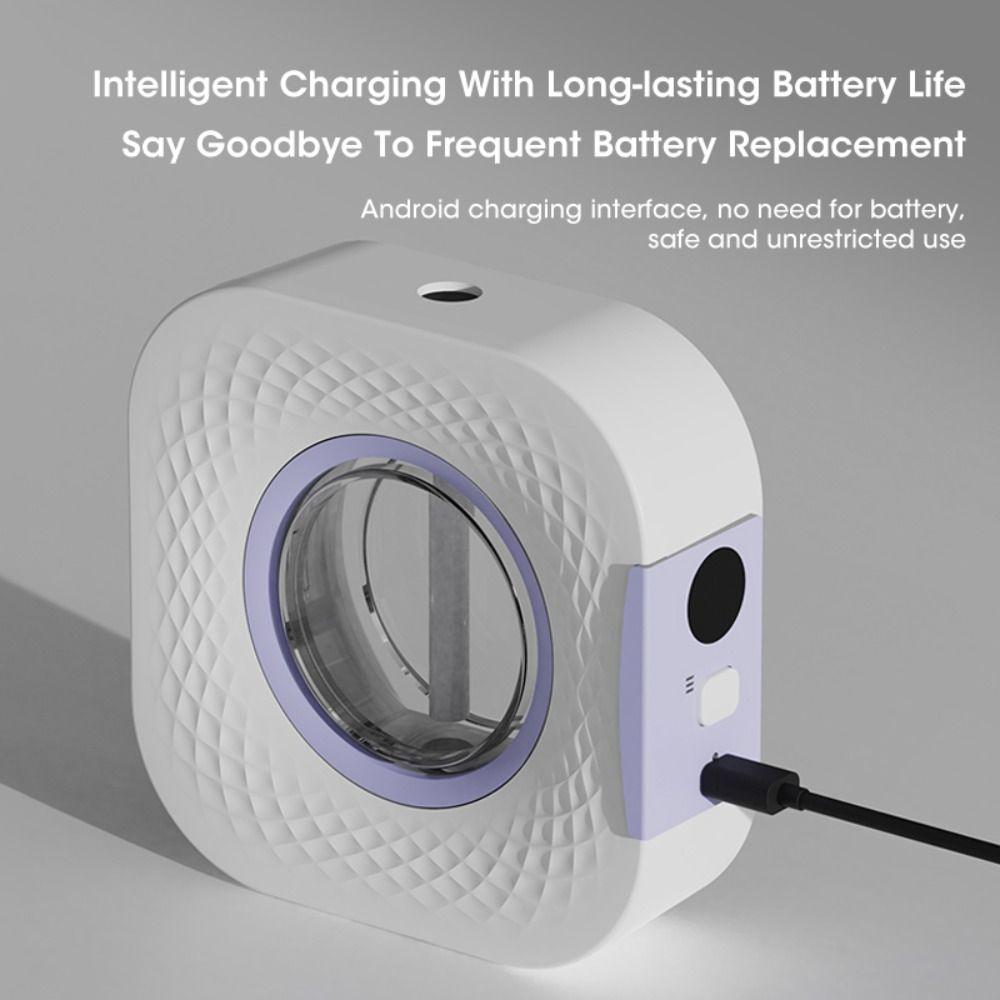 Digital Display Aroma Air Diffuser Rechargeable Automatic Scent Air Purifier Car Use