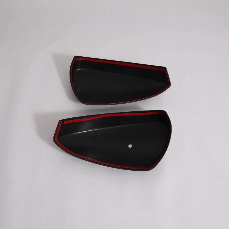For Indonesian Version Raize   ABS Carbon Side Rear View Mirror Cover Caps Shell Rearview Mirrors Frame Trims Styling