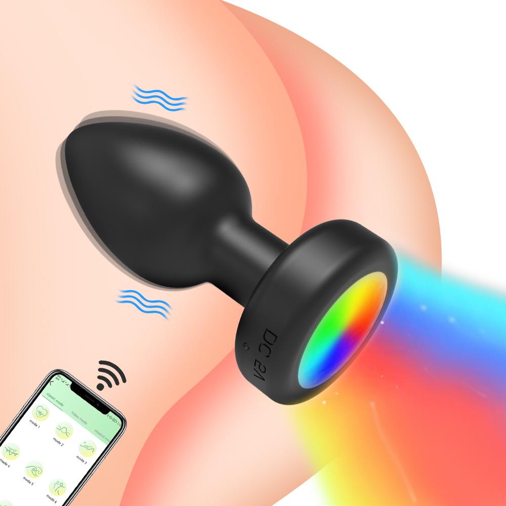 Anal Plug Vibrator Gay Anal Huge Dildo Toy Butt Plug Masturbation Tool Penetration Anal Vagina Vibration Men Women Sex Toys