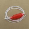 New!4Pcs 1.9Meter Red Syphon Tube Hand Fuel Pump Siphon Hose Gas Oil Water Fuel Transfer Siphon Pump