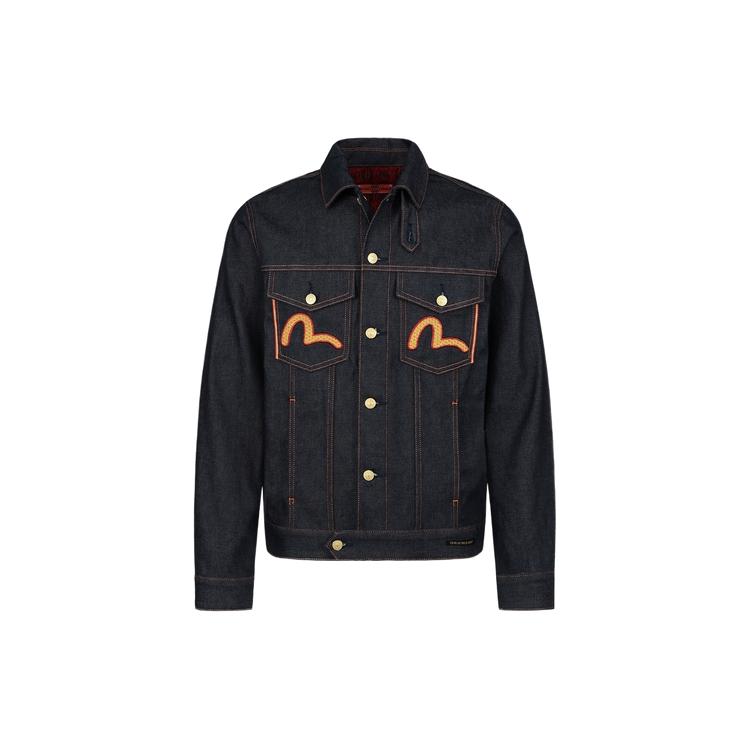 EVISU SS23 Denim Jacket Men's Denim Blue 2ESHTM3DJ799XXCSC