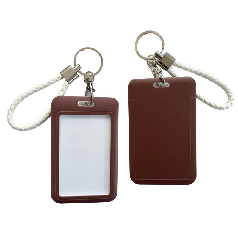 Portable Bus Card Protective Cover Student Campus Card Id Card Holder Protector Pouch with Clear Window