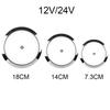12V/24V LED Touch Lamp RV Ultra-thin Round Dome Light Ceiling Lamp Reading Light for Caravan Boat Yacht Camping Car