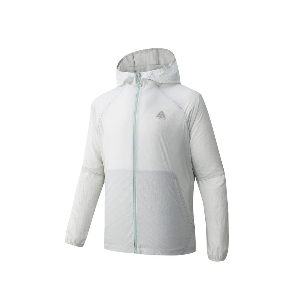 Anta Outdoors Lightweight Woven Sports Jacket Summer 2026 Unisex Jacket White-Mist-Gray 972626602-1