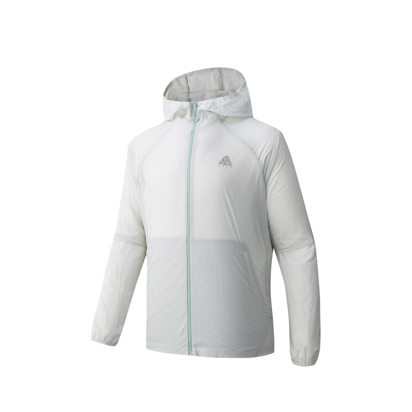 Anta Outdoors Lightweight Woven Sports Jacket Summer 2026 Unisex Jacket White-Mist-Gray 972626602-1 XS