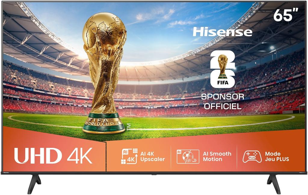 Hisense 65A6Q - 65" LED TV (164 Cm) - 4K UHD 3840x2160 - HDR10+ - Smart TV - 3xHDMI 2.1 - WiFi