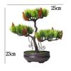Pine Needle Juniper Artificial Bonsai with Dried and Plastic Pine Leaves