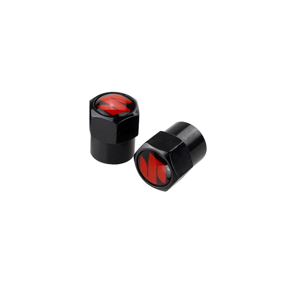 Metal Car Tyre Valve Caps Exterior Accessorie For SUZUKI Swift SX4 s cross Jimny Samurai Vitara xl Alto Liana ignis Grand vitara